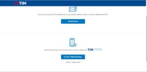 Registrazione MyTIM Fisso tutti i passaggi