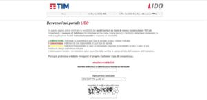 Piattaforma LIDO per verificare la copertura