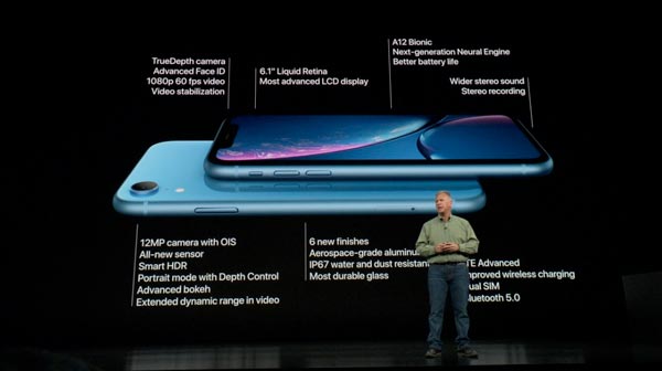 iPhone XR presentazione e caratteristiche